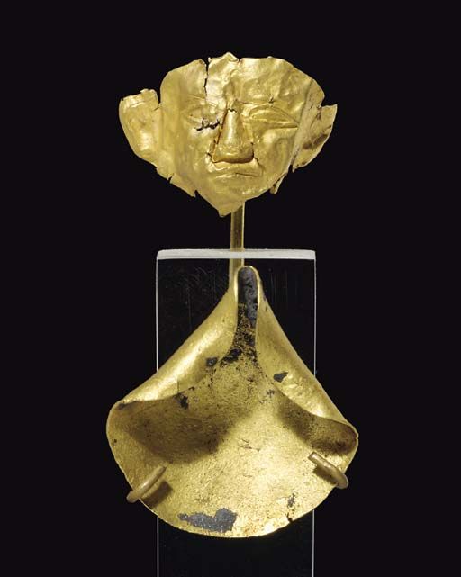 上图:迦南神像的金面具和金灯盏。在人看是精美的艺术品,在神眼中却是可憎的物,不可贪图,也不可收取。