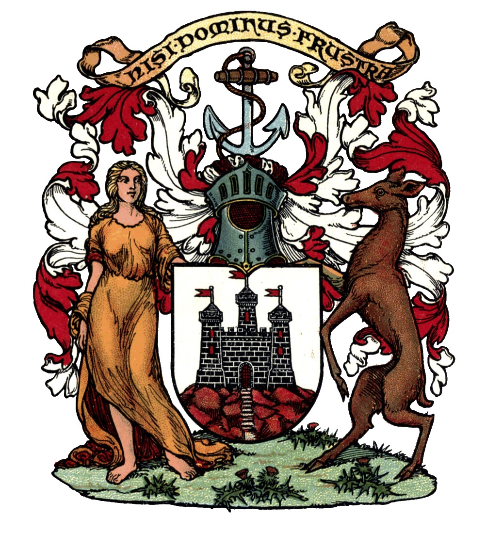 上图:爱丁堡城的徽章,上面用拉丁文写着该城的格言「没有主都是徒然的 Nisi Dominus Frustra」,这是「若不是耶和华建造房屋,建造的人就枉然劳力;若不是耶和华看守城池,看守的人就枉然警醒」(诗一百二十七1)的简写版。